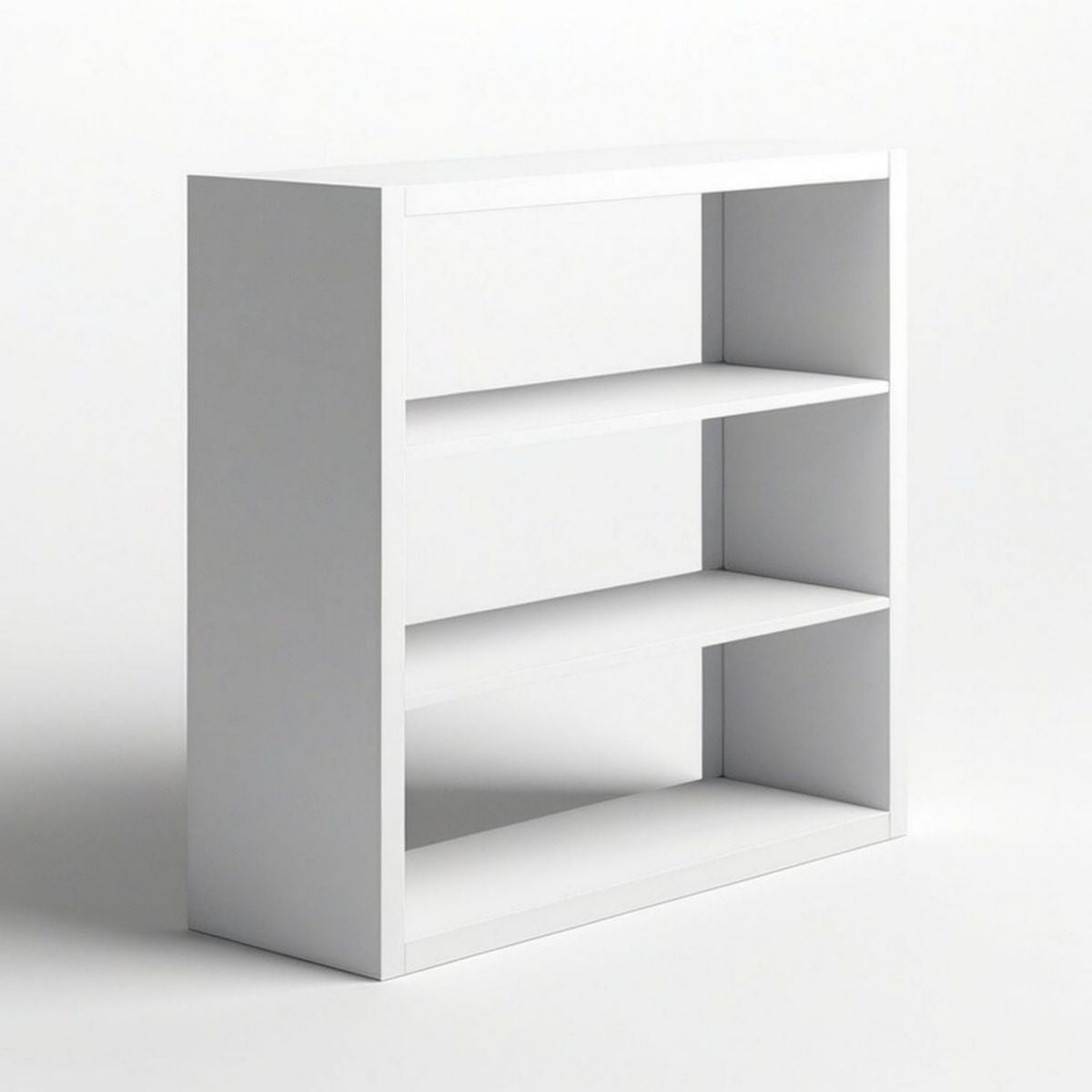 Freistehendes Regal aus MDF, 60 x 30 x 90 cm, Weiss